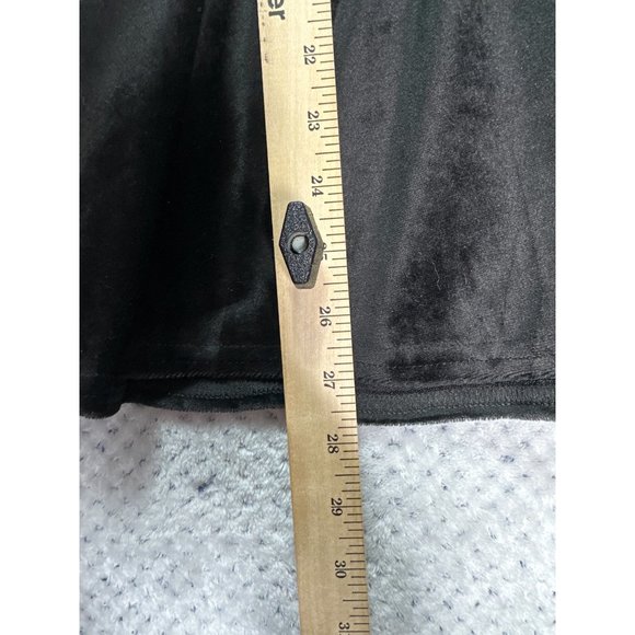 Dollie & Me Dress Girls 6X Black White Collar A Line Silver Belt Crepe Top - Picture 8 of 11